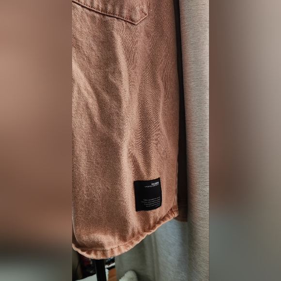 Pull&Bear Rusted Orange Jeans Shacket - Picture 2 of 5